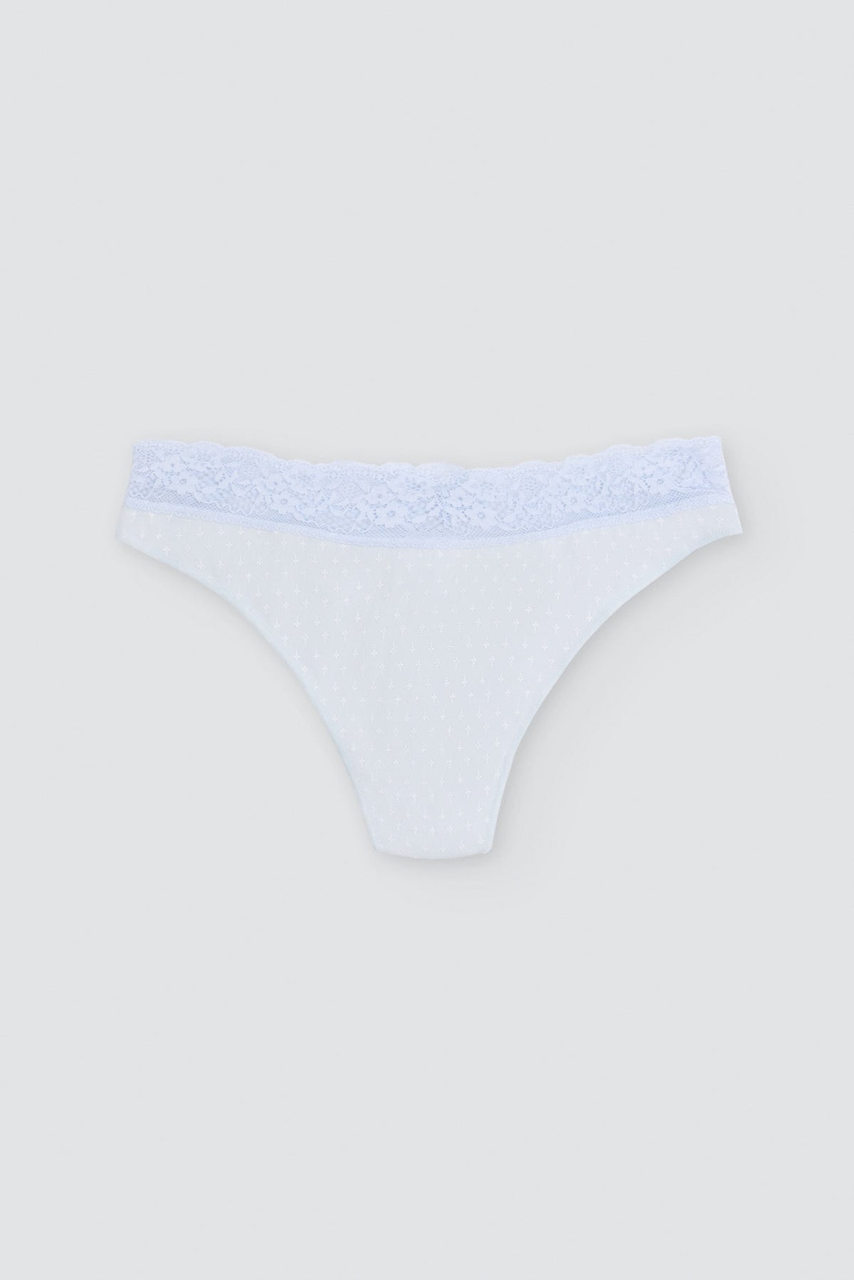 Pack de 2 strings imprimés en coton, bleu