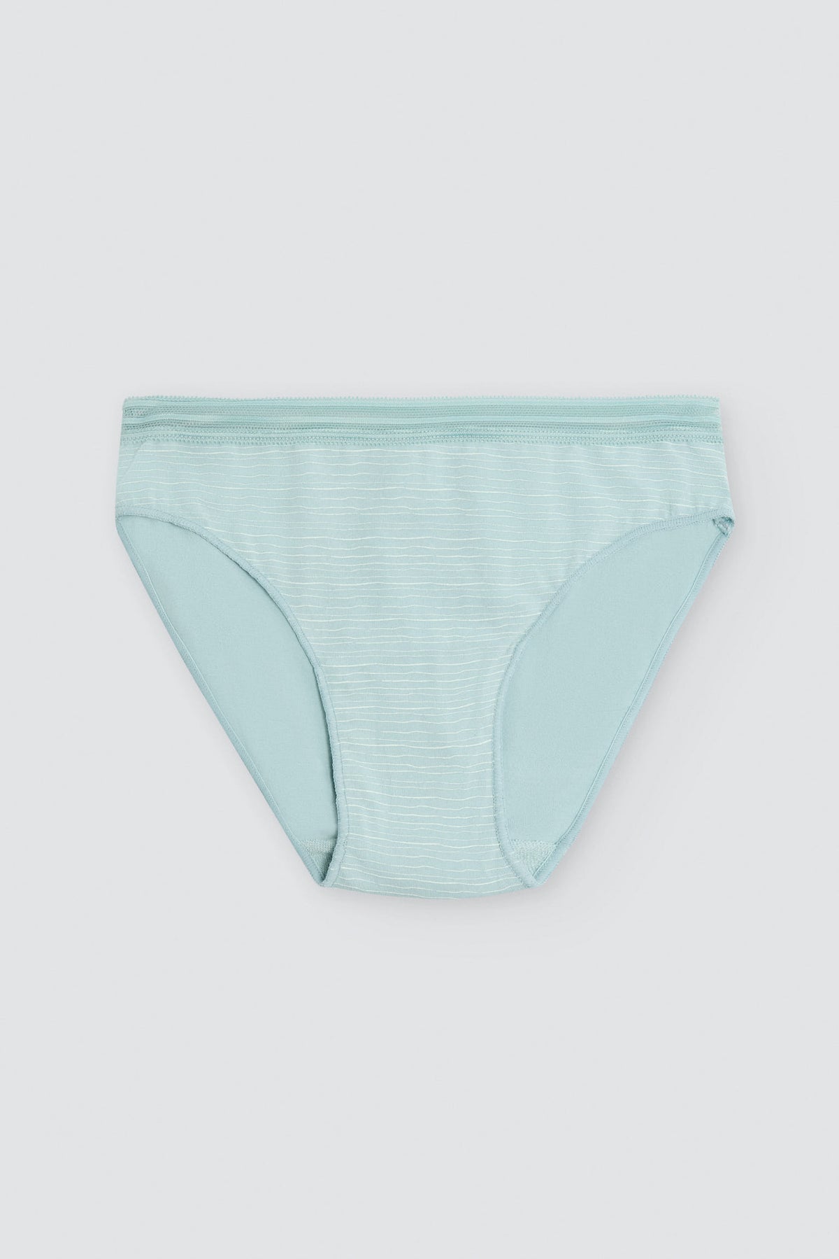 Pack de 2 culottes midi en coton, vert