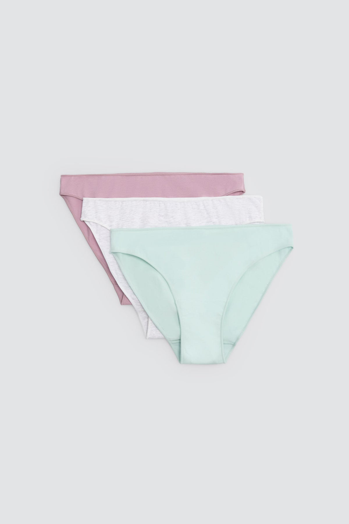 Pack de 3 bragas mini algodón básicas - Ysabel Mora