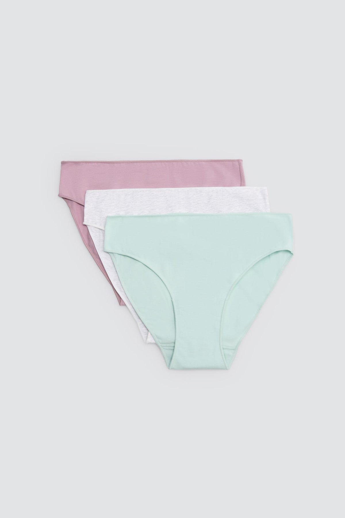 Pack de 3 bragas midi algodón básicas - Ysabel Mora