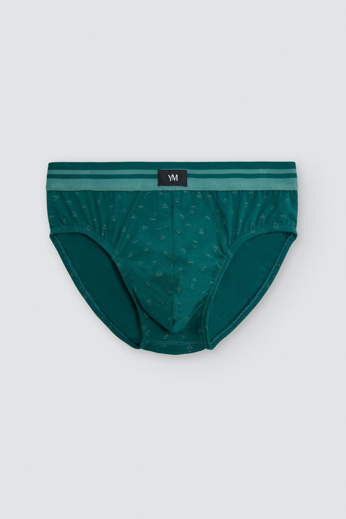 Pack 2 slips algodón estampado montañas y motivos geométricos - Ysabel Mora