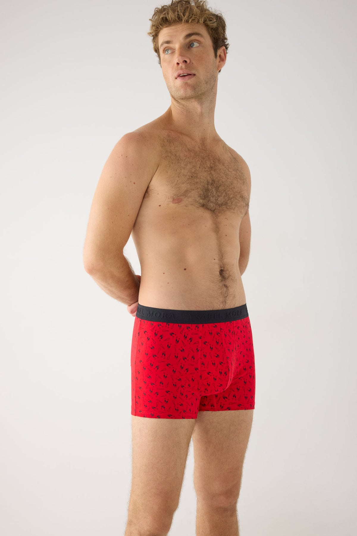 Calzoncillos bóxer estampado copas de champagne - Ysabel Mora