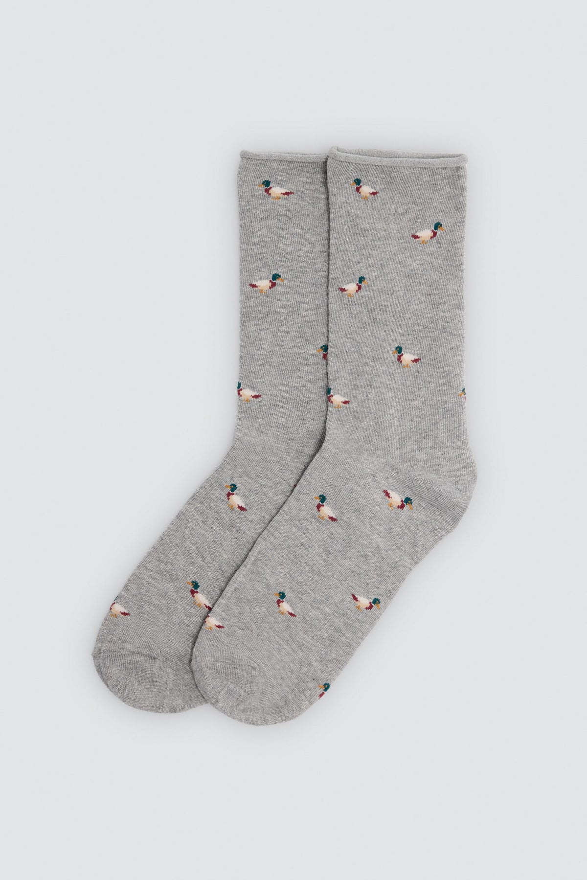 Lot de 4 chaussettes sans bord imprimé animaux