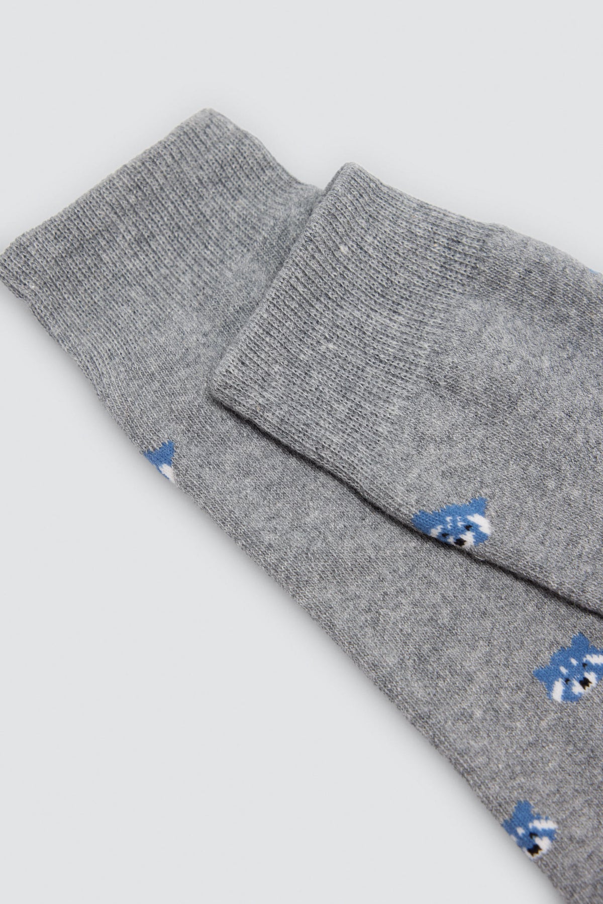 Lot de 4 chaussettes thermiques imprimés variés animaux et rayures
