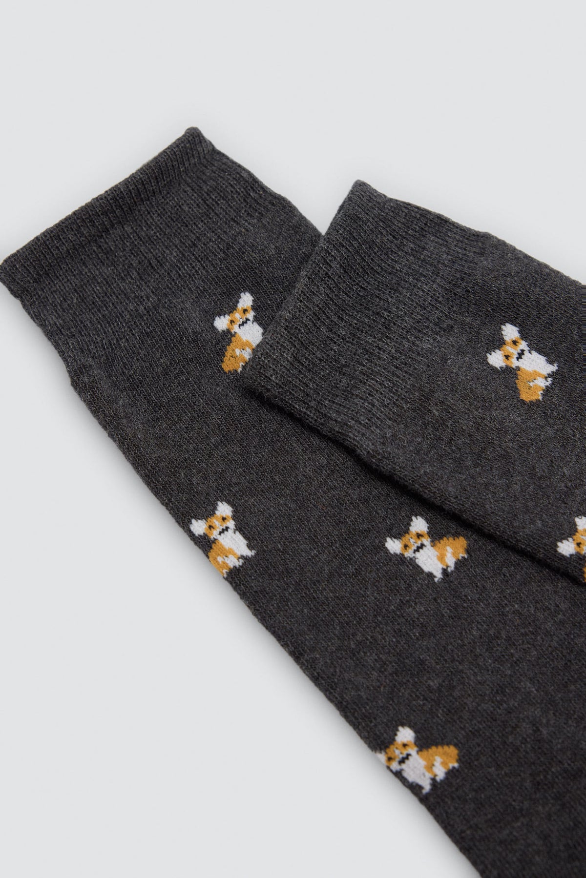 Lot de 4 chaussettes thermiques imprimés variés animaux et rayures
