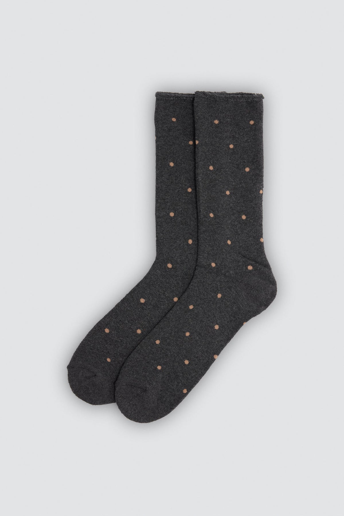 Lot de 3 chaussettes thermiques sans bord imprimé rayures et pois
