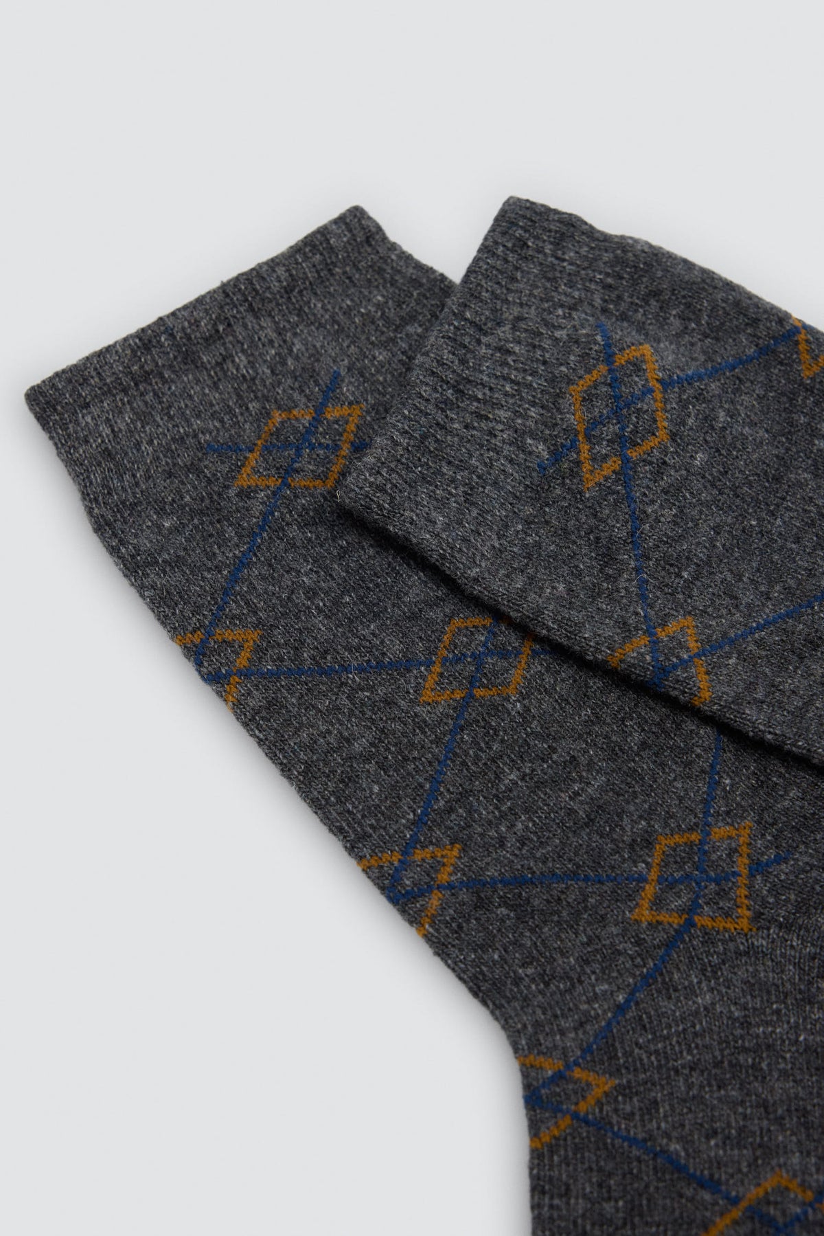 Lot de 4 chaussettes homme en laine imprimées variées