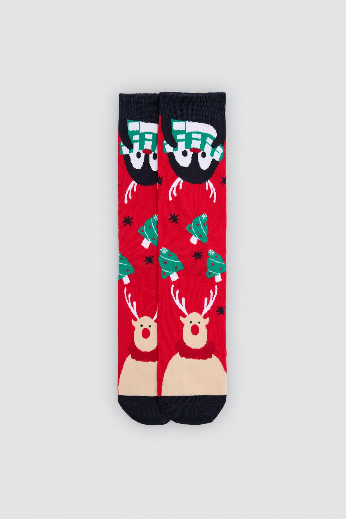 Lot de 2 chaussettes homme imprimé Noël