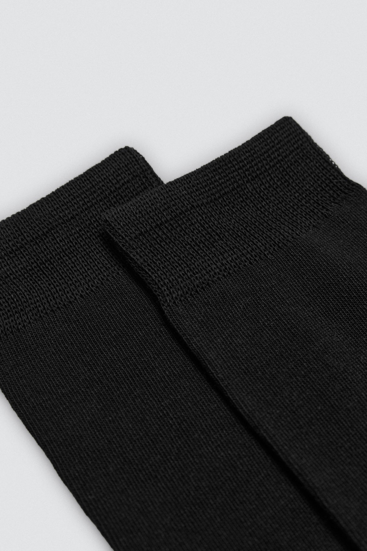 Pack 3 calcetines bambú básicos negro - Ysabel Mora