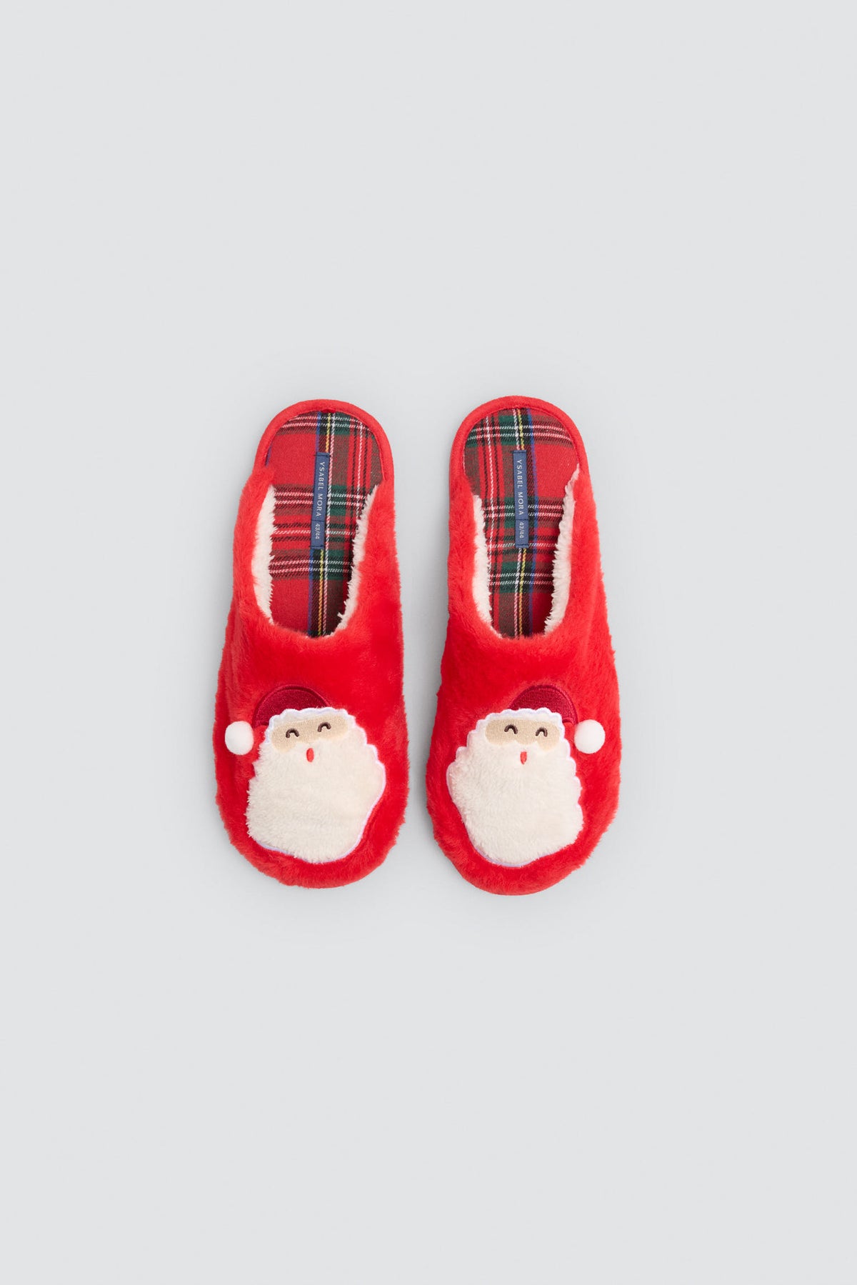 Chaussons de Noël homme motif Père Noël