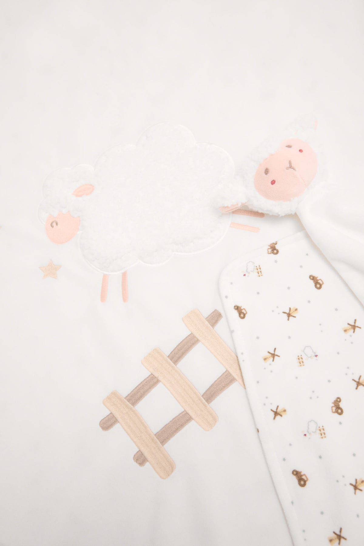 Set bebé manta y doudou dibujo oveja - Ysabel Mora