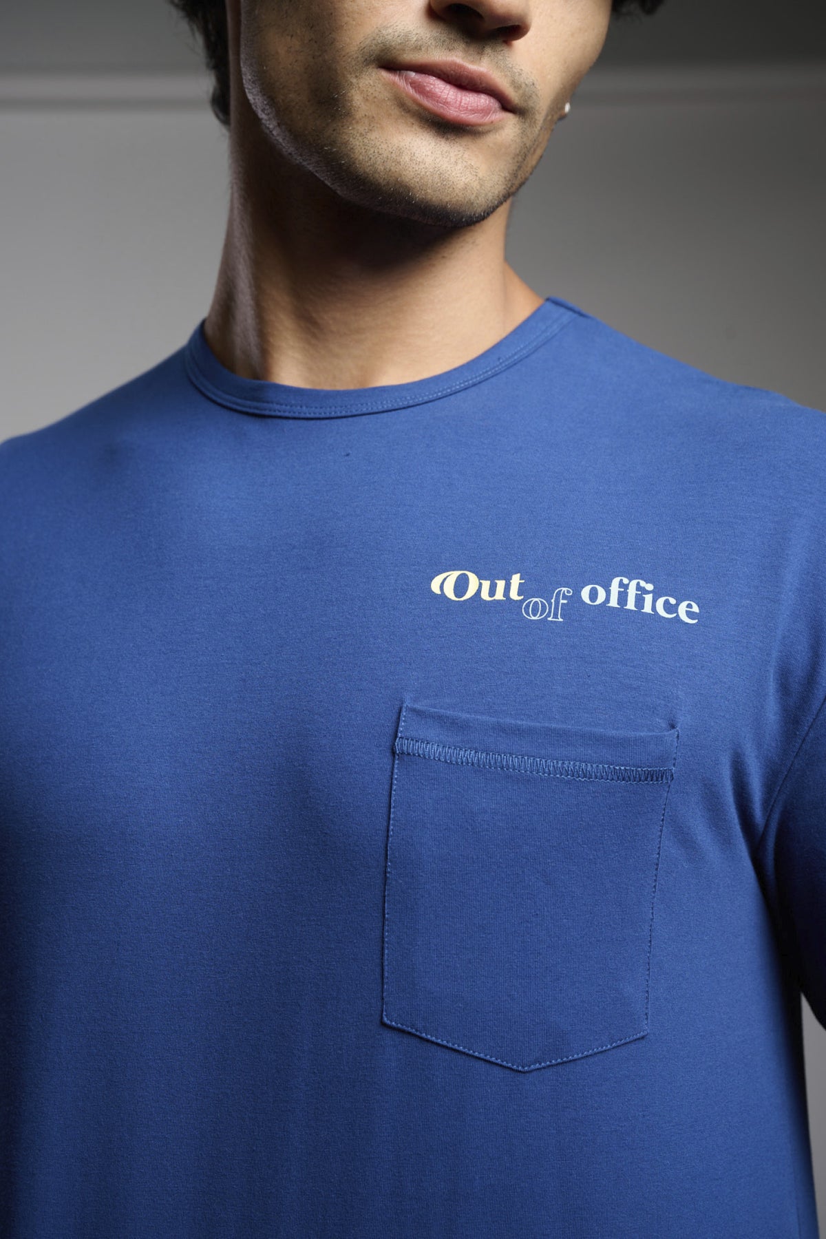 Pyjama long homme ultra-doux Out of Office à carreaux