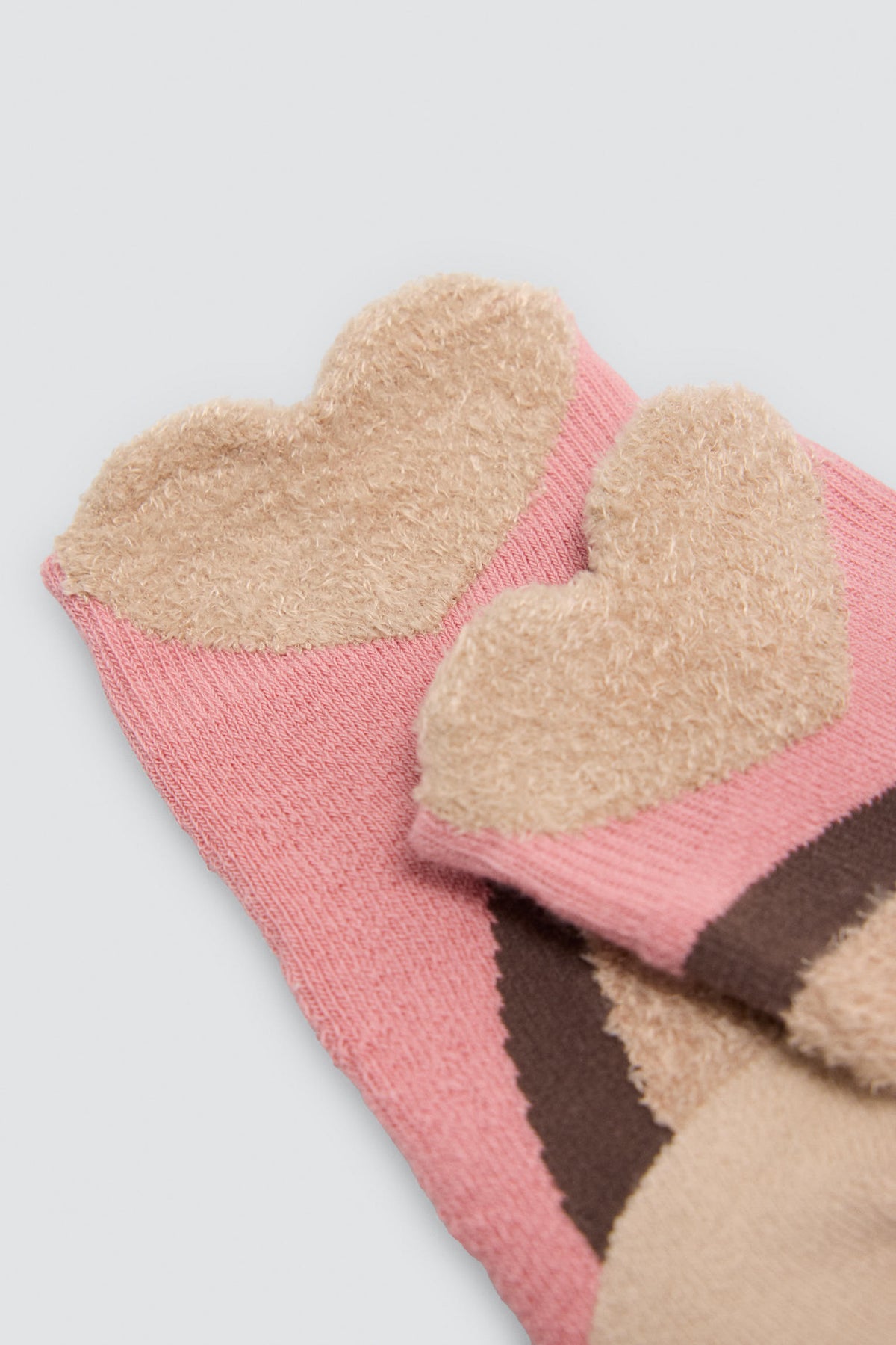 Lot de 3 chaussettes thermiques antidérapantes fille imprimé licornes et arcs-en-ciel