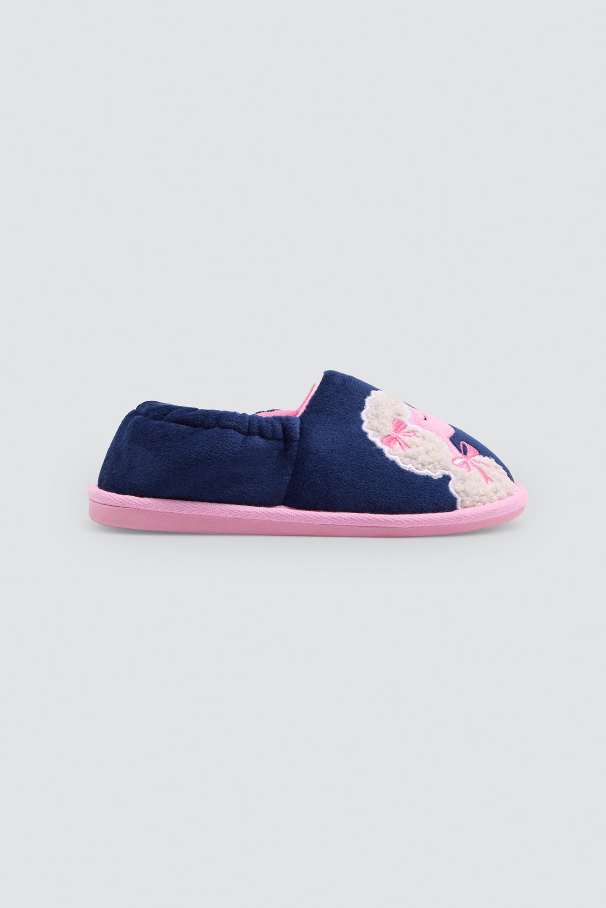 Chaussons fermés fille motif caniche