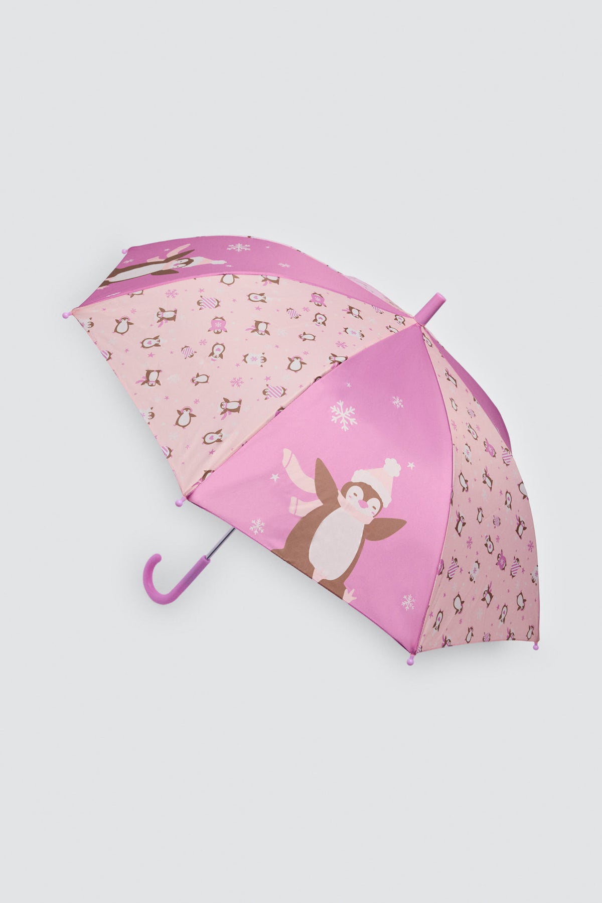 Parapluie fille imprimé pingouins