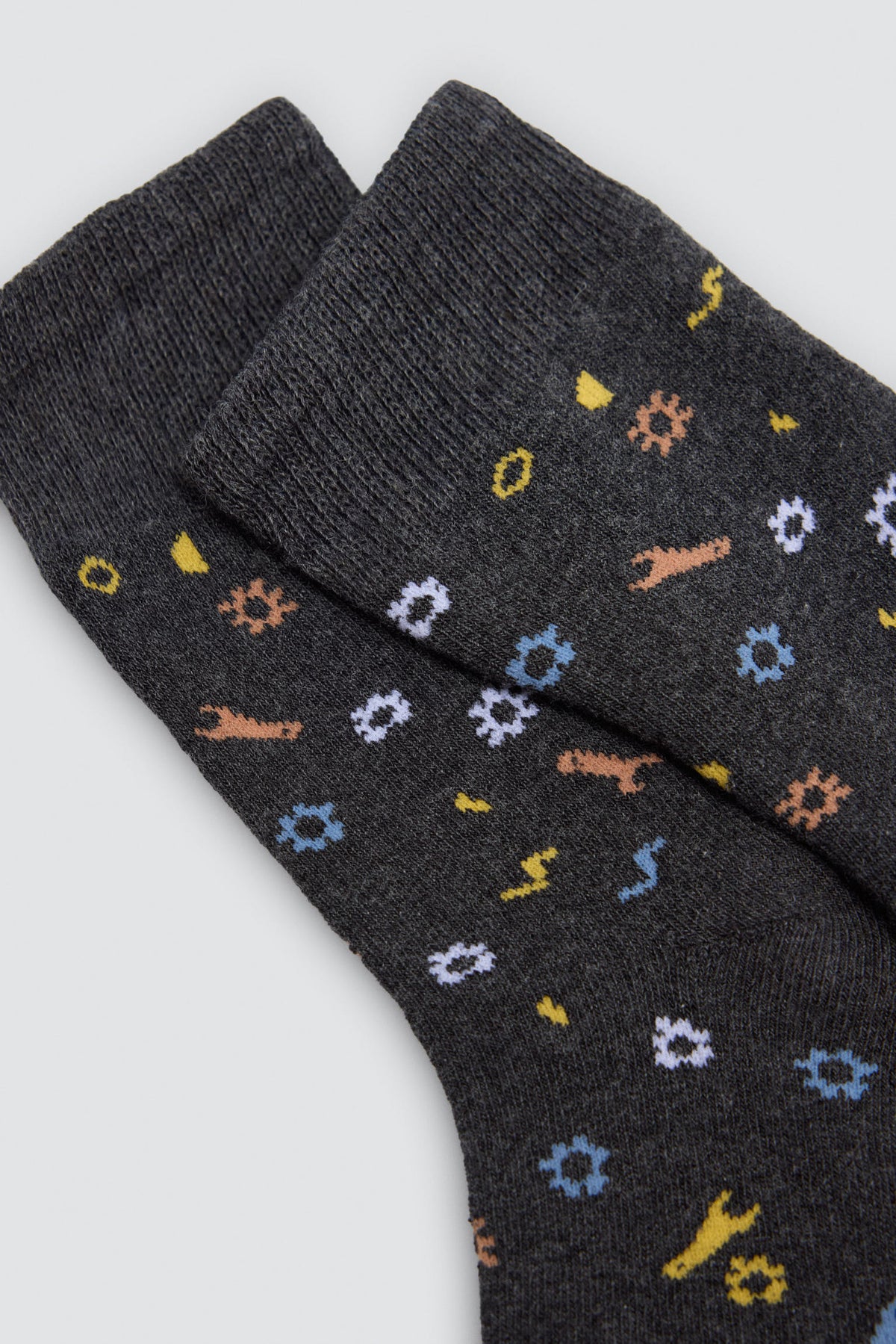 Lot de 3 chaussettes thermiques garçon imprimé outils et panneaux