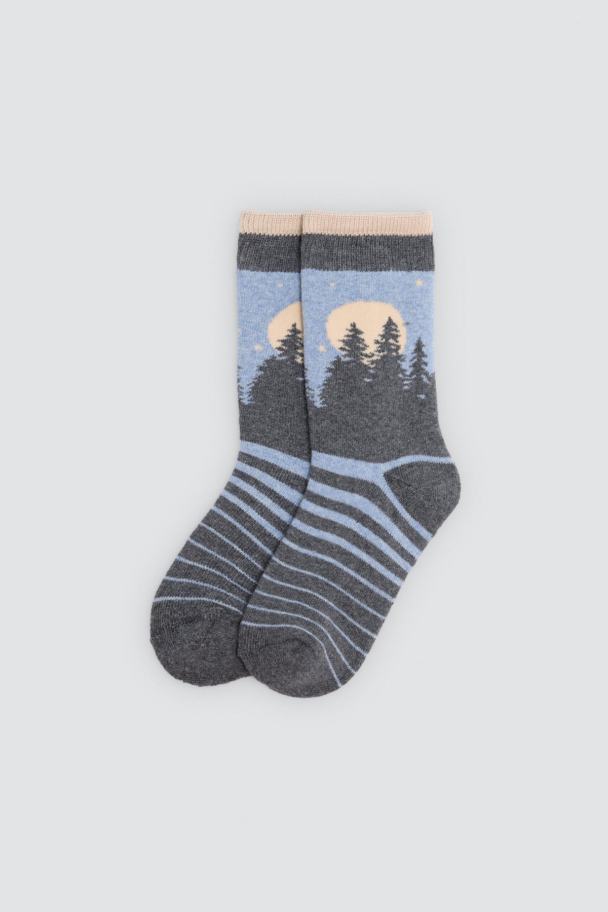 Lot de 3 chaussettes thermiques garçon imprimé forêt