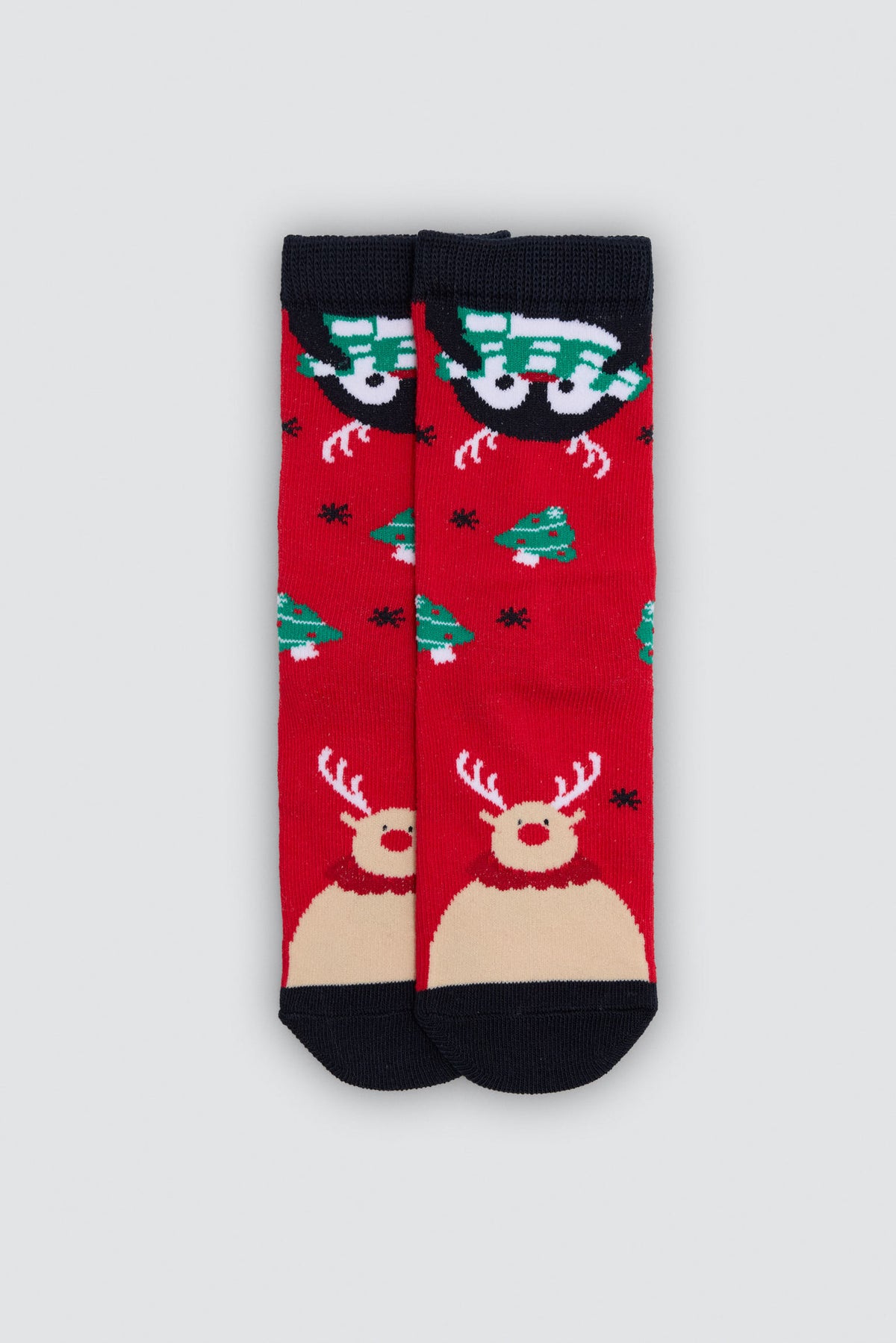 Lot de 2 chaussettes enfant imprimé Noël