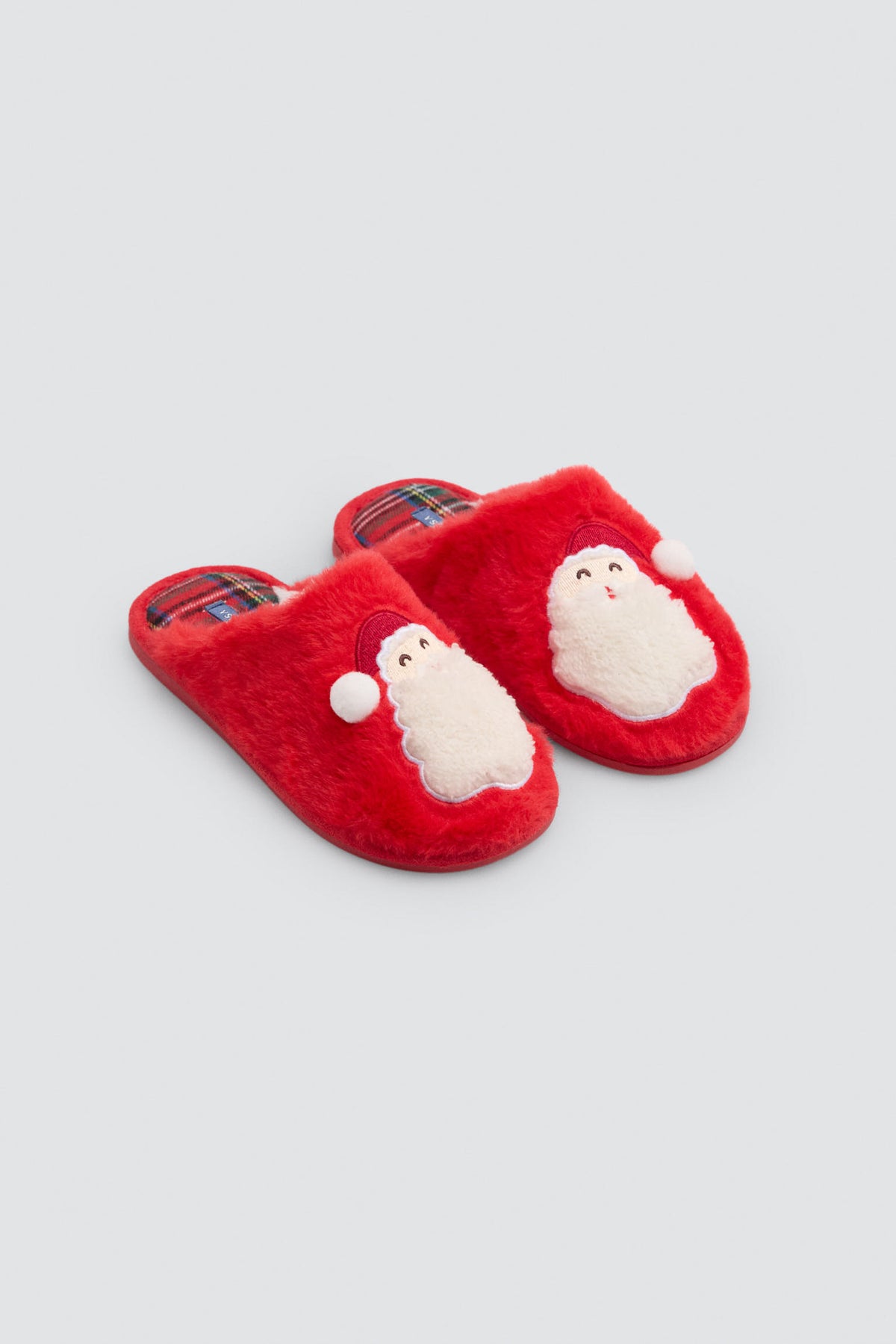 Chaussons de Noël enfant motif Père Noël