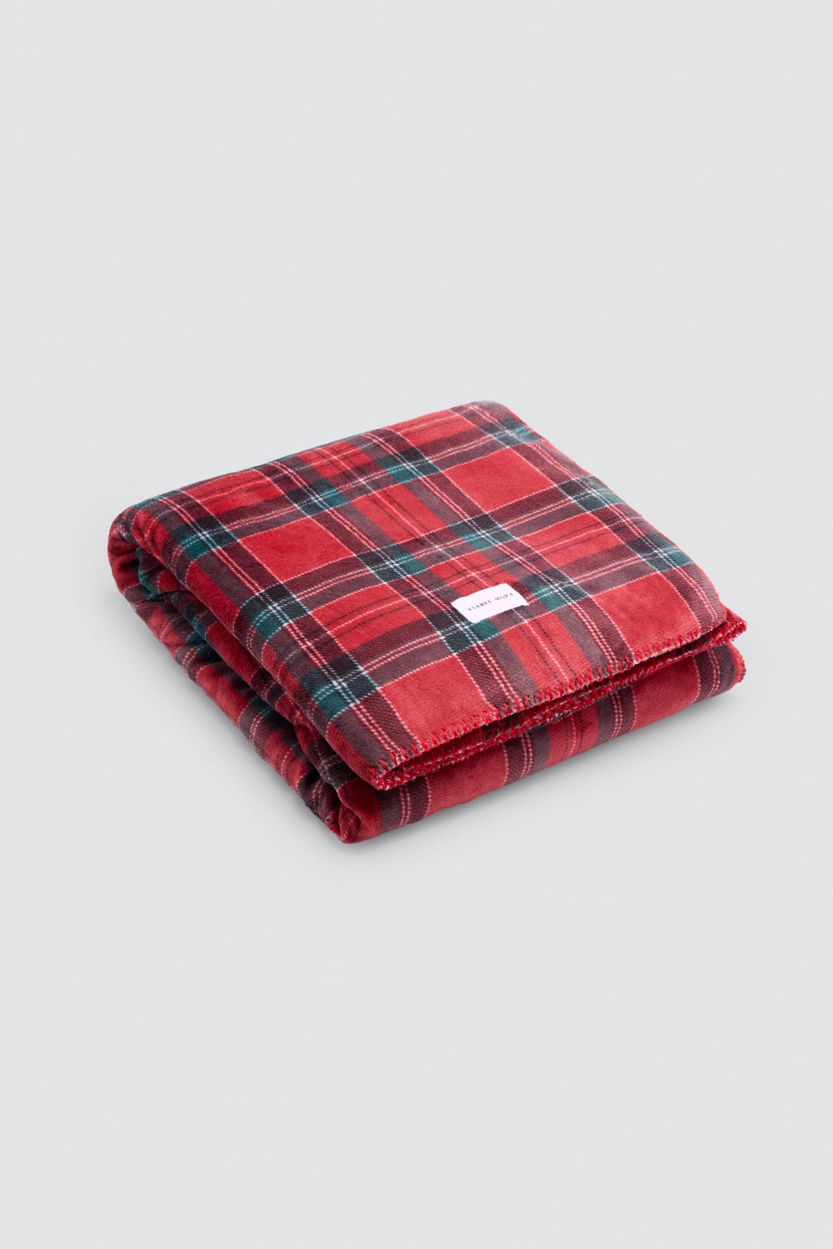 Plaid de Noël à carreaux