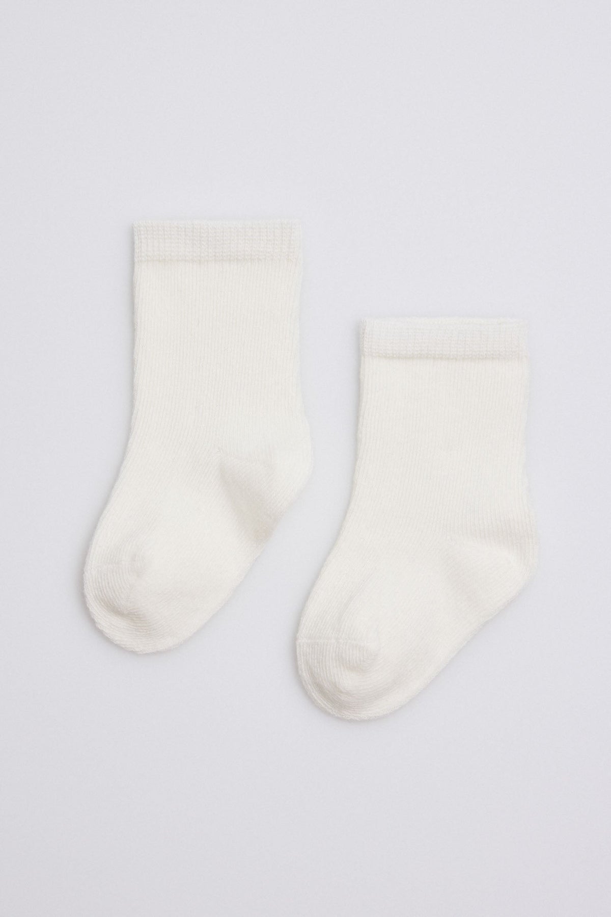 52811 1 calcetin bebe - Marfil