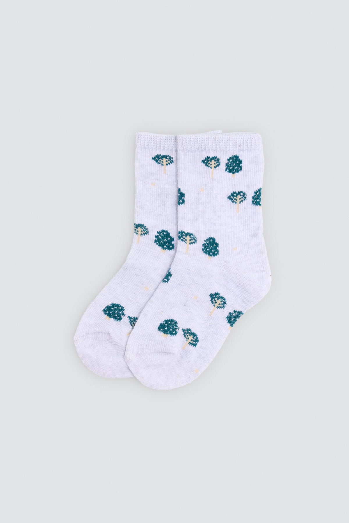Lot de 4 chaussettes bébé imprimé hiboux et arbres