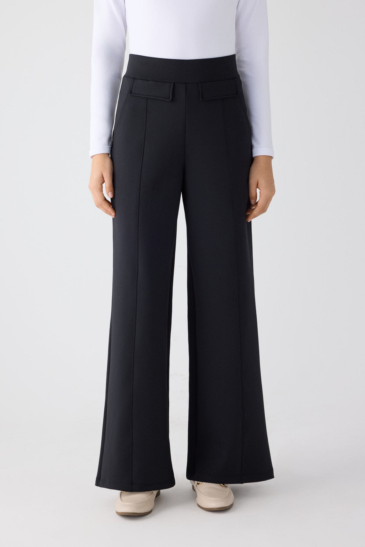 70473-negro-pantalon-mujer-ancho-de-tiro-alto-nervio-central-verde-negro