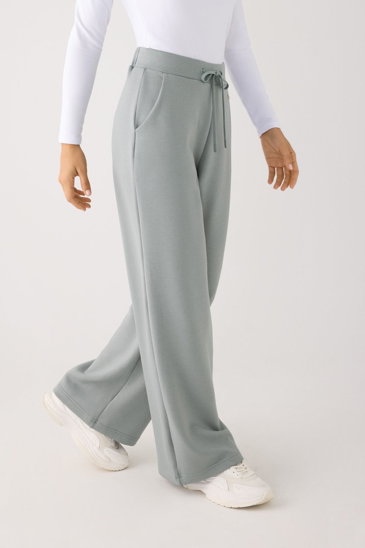 70743-laurel-green-pantalones-comodos-rectos-afelpados-tiro-alto-cintura-ajustable-azul