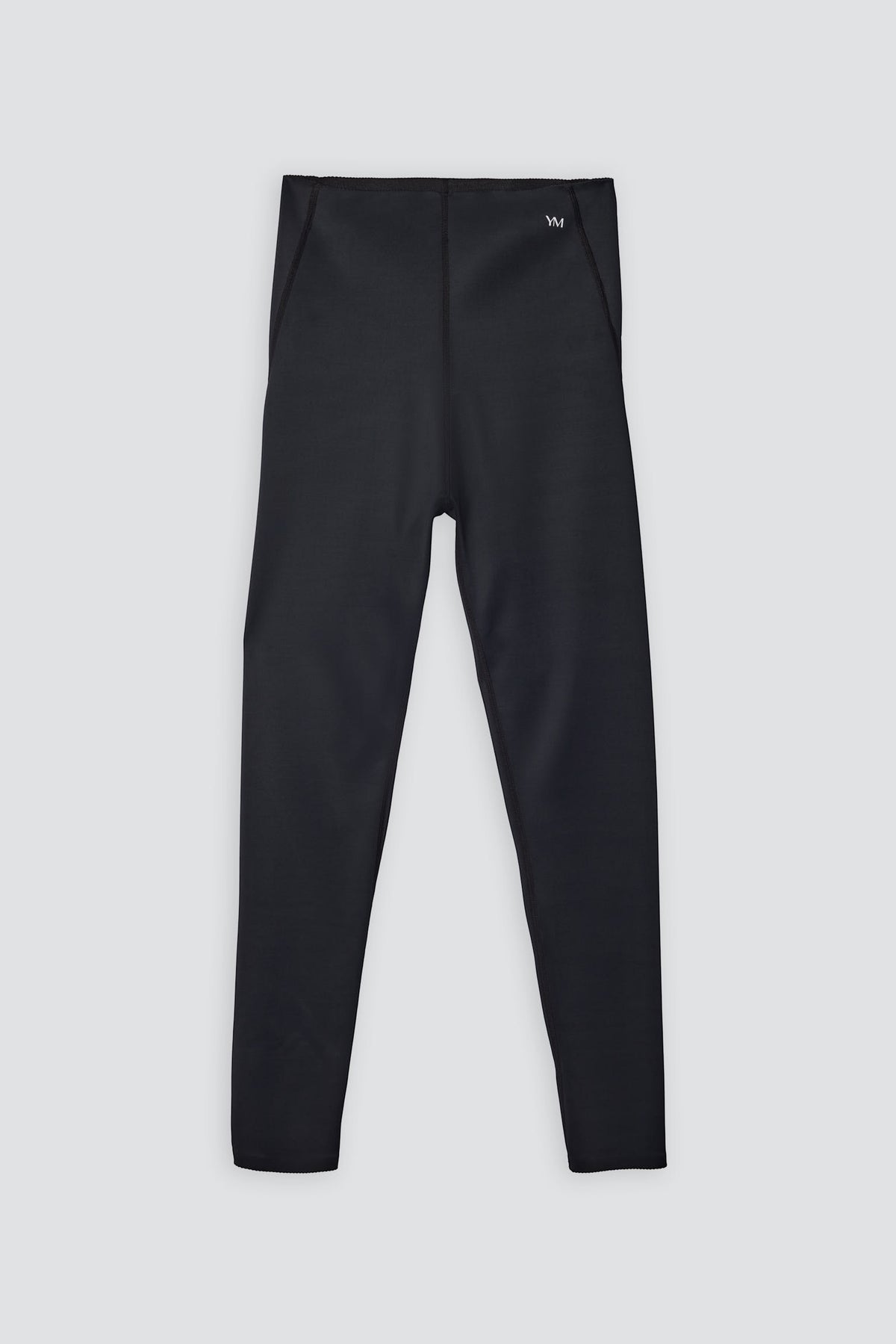 Leggings deportivos compressive largos vientre plano negro - Ysabel Mora