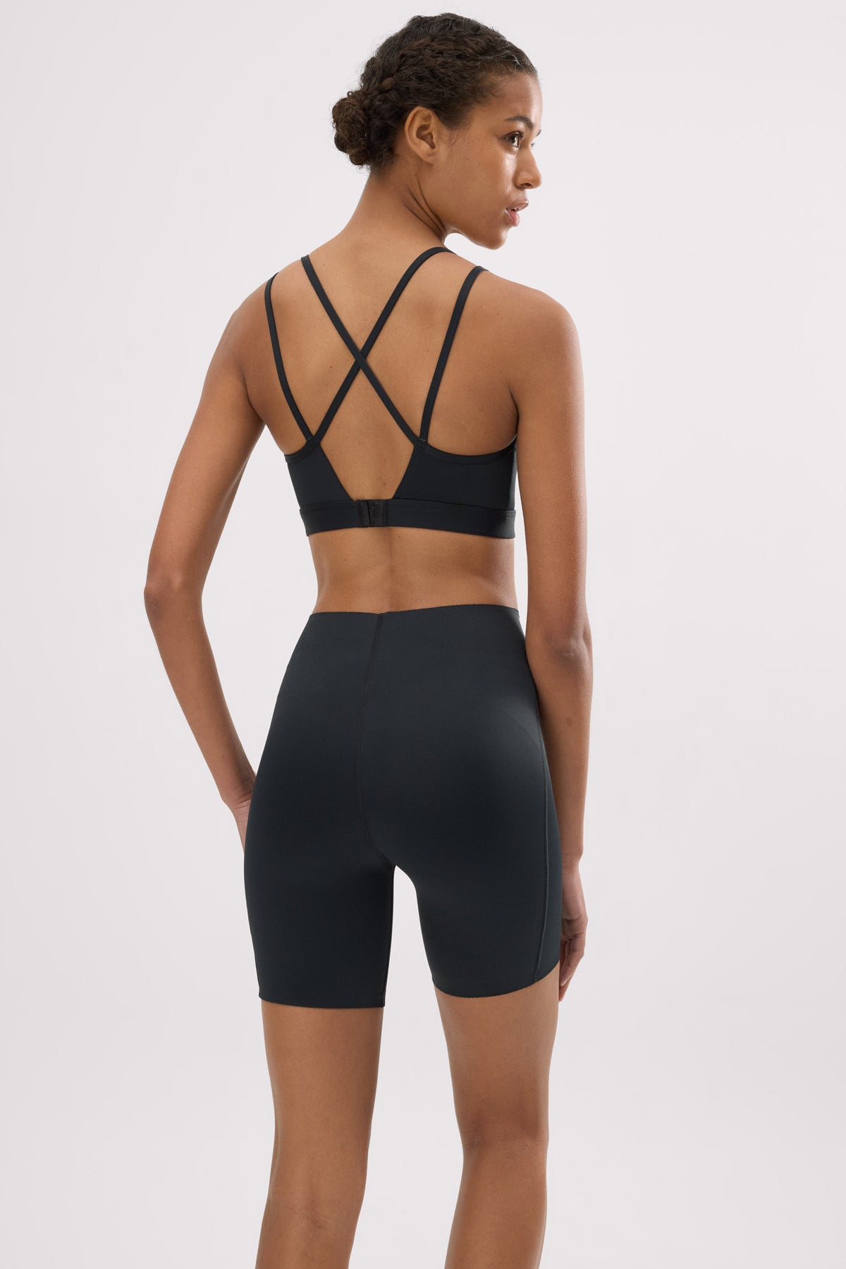 Leggings deportivos Compressive biker negro - Ysabel Mora