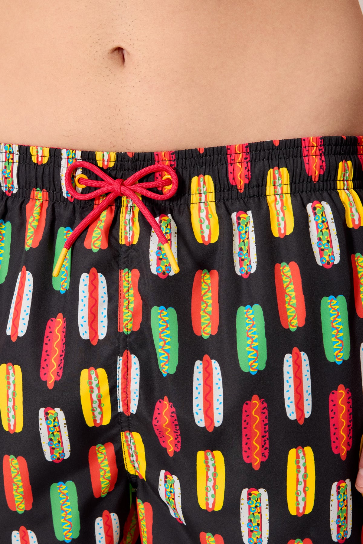 Bañador medio estampado hot dog multicolor Sockarrats - Ysabel Mora