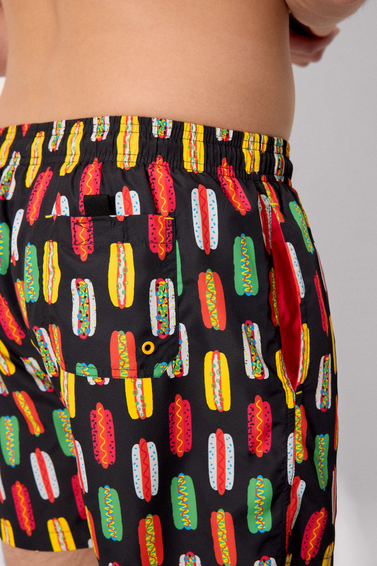 Bañador medio estampado hot dog multicolor Sockarrats - Ysabel Mora