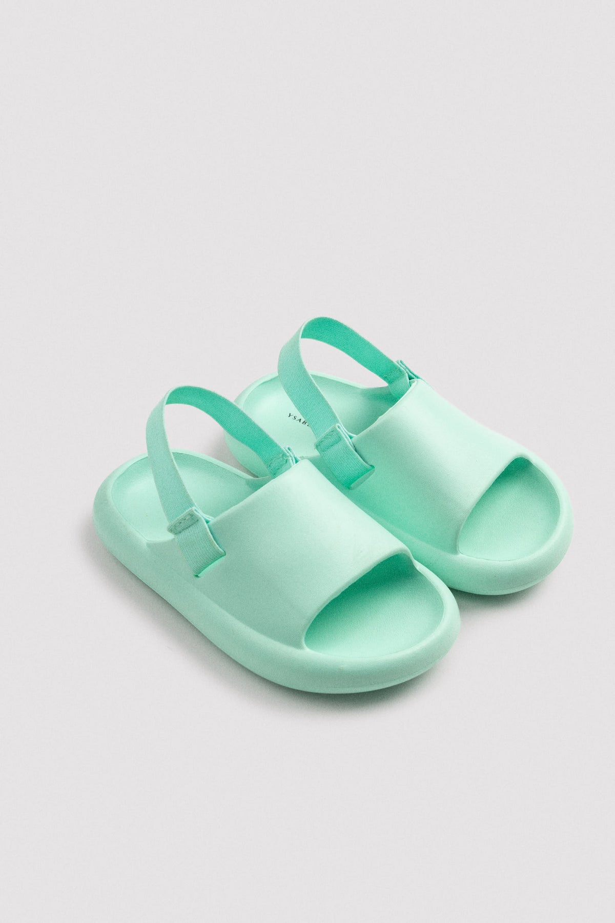 Chanclas infantiles verde - Ysabel Mora