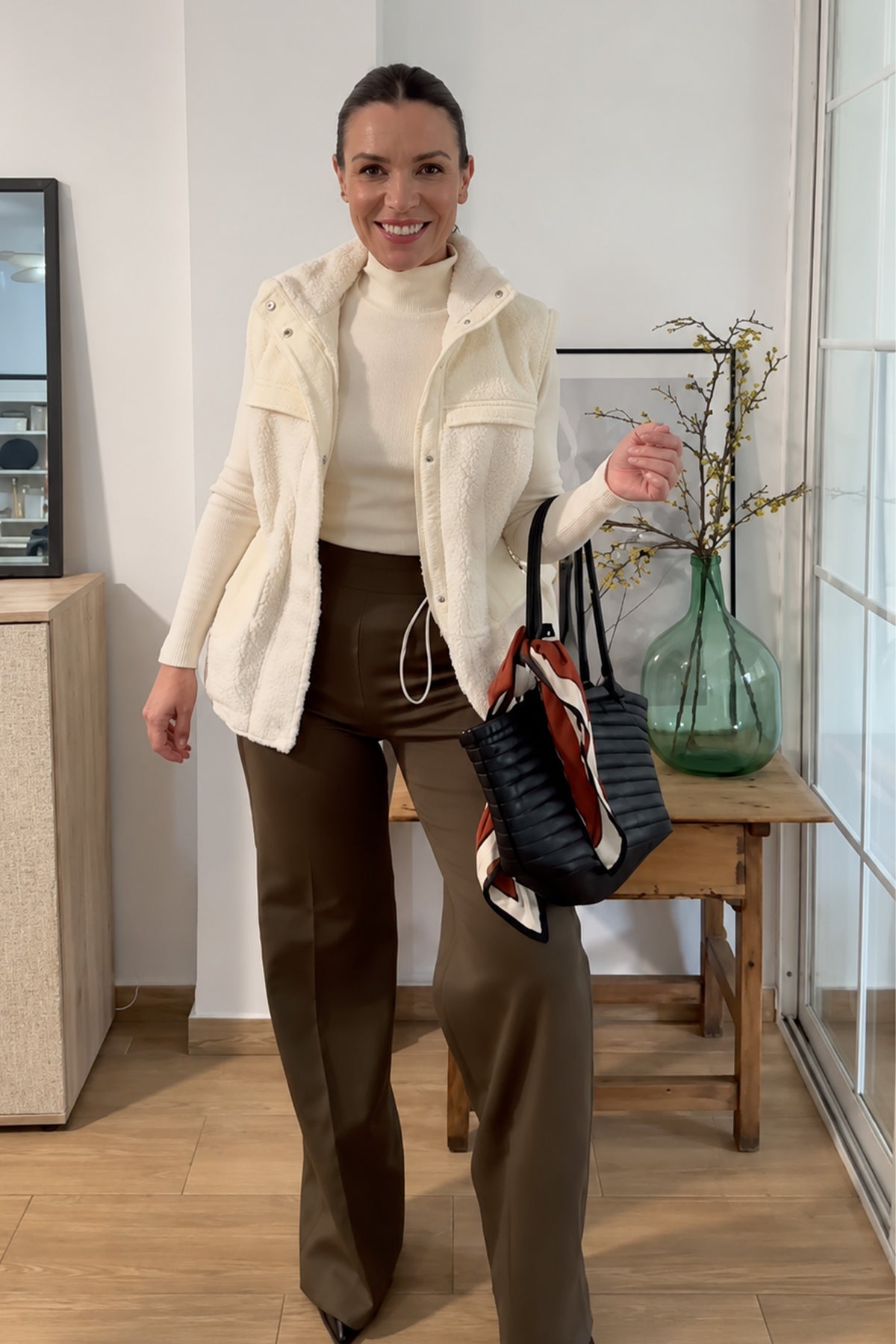 Conjunto témico chaleco y pantalones cómodos @esperanza_as