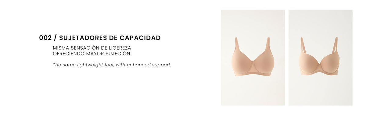 Sujetadores de capacidad nomarks Paula Echevarría x Ysabel Mora