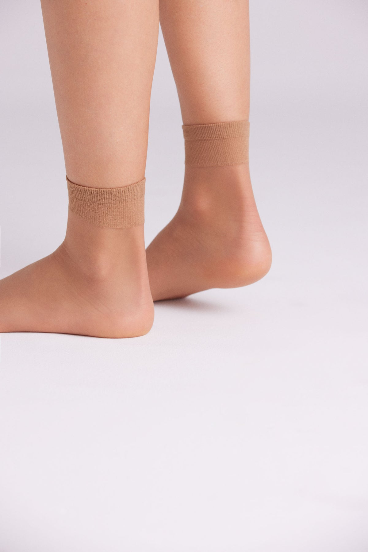 15154 3 medias tobilleras 15 den - Beige